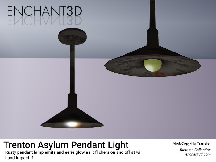 Enchant3D - Trenton Asylum Pendant Light