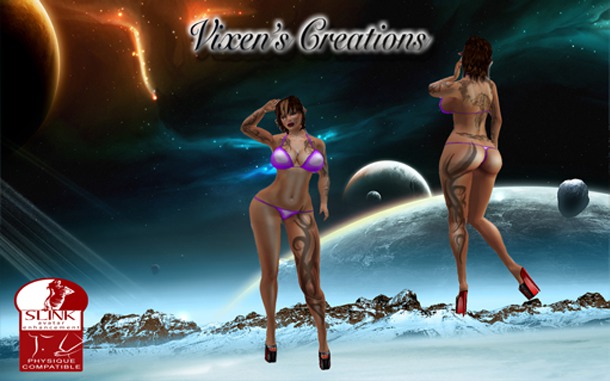 Slink physique purple bikini outfit