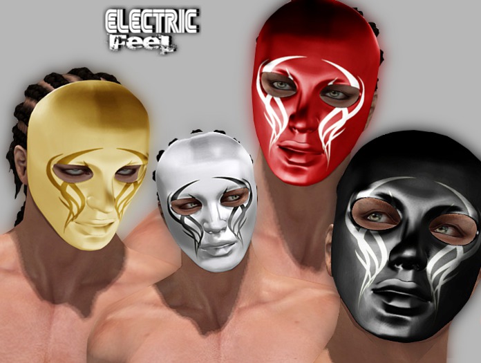 *-*Electric Feel*-* Aissa Masks (4 masks - fully covering)