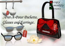Pochette Glasses and Earrings
