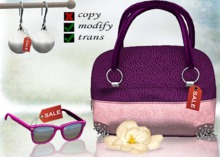 .:Pret-A-Poter Pochette,Glasses and Earrings:. v1 Lavander