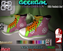 !!BHB!! GEEKGAL HI-TOPS WITH HUGE HUD(ADD)