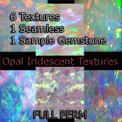  Full Perm Opal Iridescent Textures