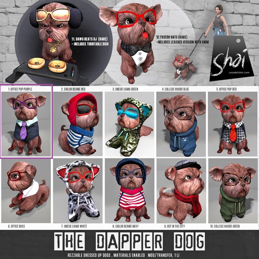 1. OFFICE PUP PURPLE