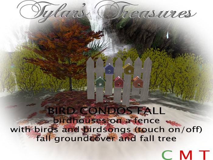 .TT.  BIRD CONDOS FALL BOXED