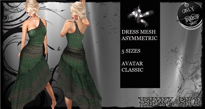 DRESS MESH ASYMMETRIC4