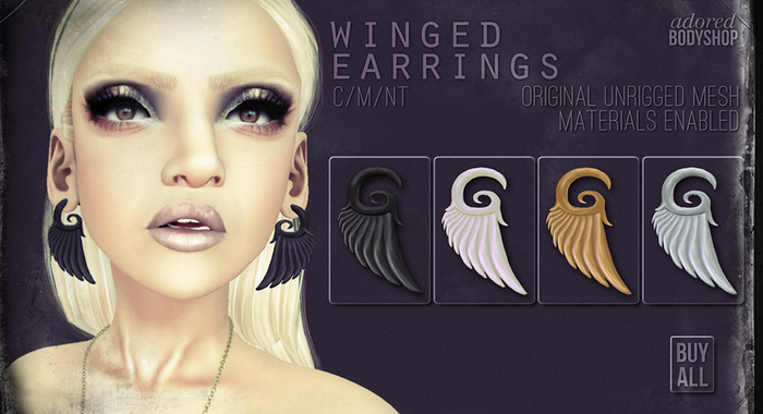 #adored - chained lightning earrings - gold