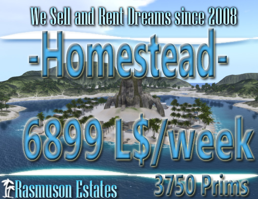 Homestead for Sale 0 L$ Purchase Price 6899L$ / Tier