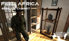 FEEL AFRICA - Gorilla Cabinet - SAFARI - TROPHY - AFRICA