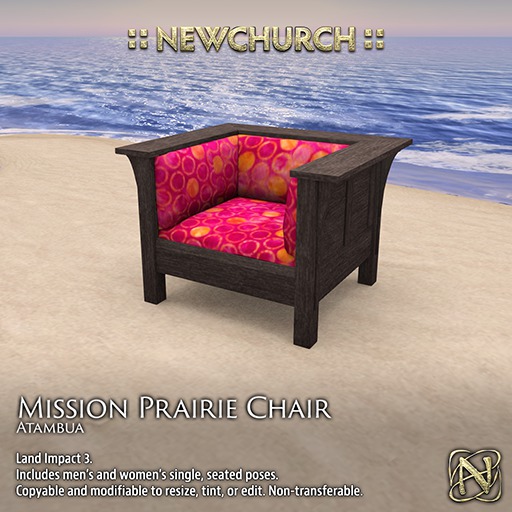 :: N :: Mission Prairie Chair, Atambua