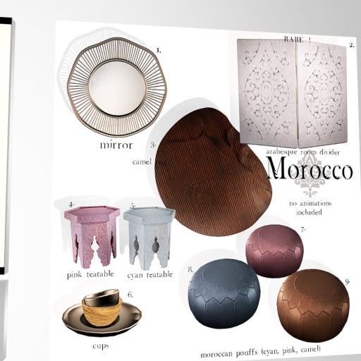 7. GA - Moroccan Pouff Pink