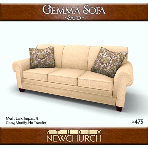 :: N :: Gemma Chair - Caramel (1.0)