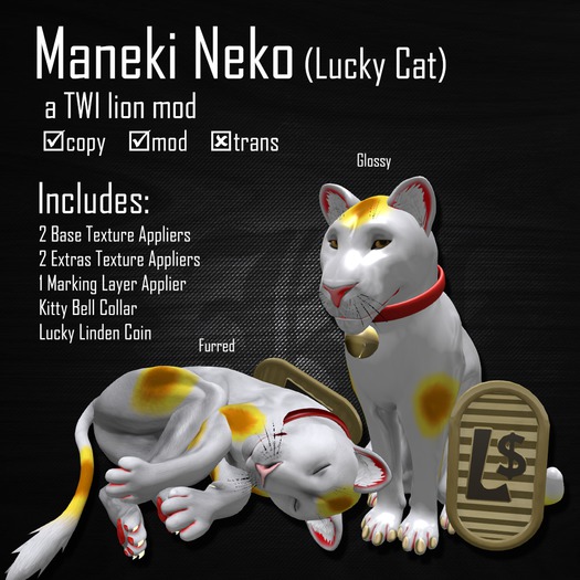 [kKk] TWI Lion Mod - Maneki (Lucky Cat)