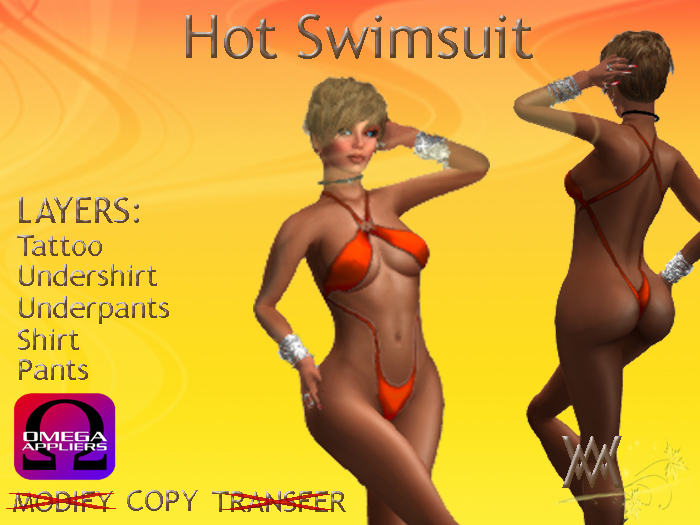 Acc. Hot Swimsuit Red by Wild Motley