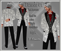 TUXEDO 01 RED ACCENTS
