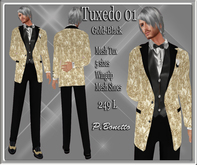 TUXEDO 01 GOLD-BLACK