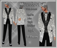 TUXEDO 01 WHITE ACCENTS