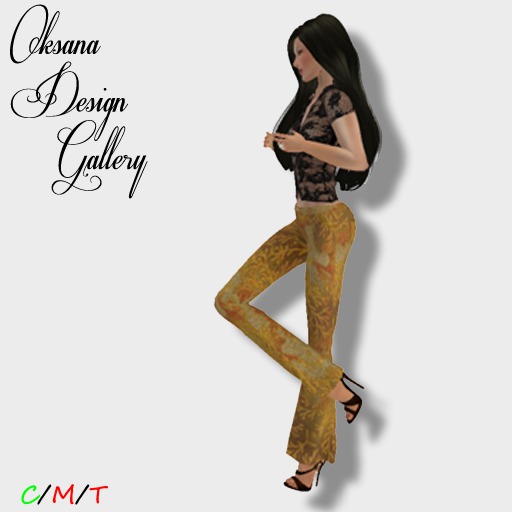 Jessie Jeans - Gold Print