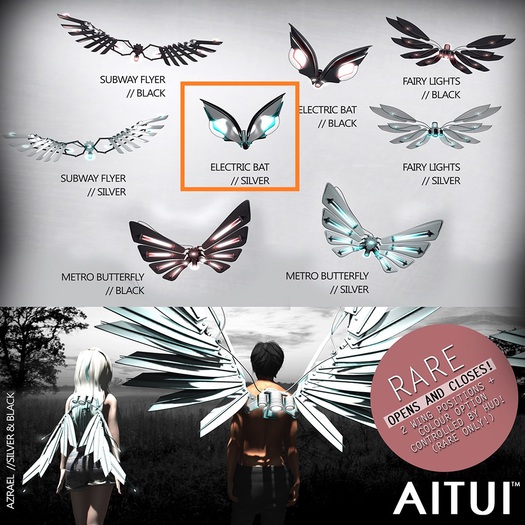 Aitui Azrael Siver and Black Rare