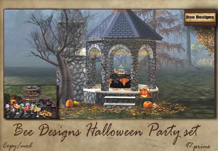 .:Bee Designs :.Halloween Party Set box