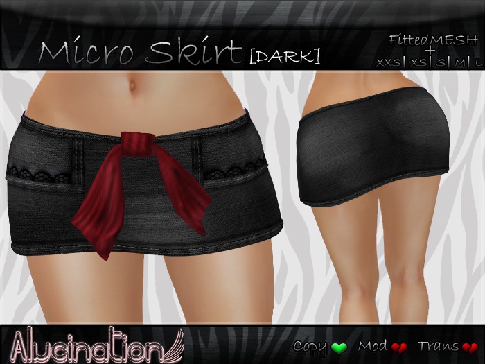 .:Alucination:. Micro Skirt [Dark]