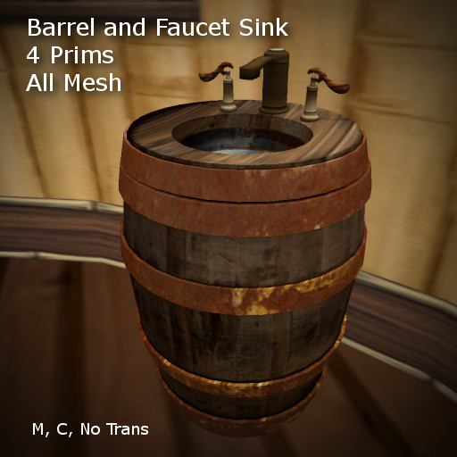 Barrel & Faucet Sink