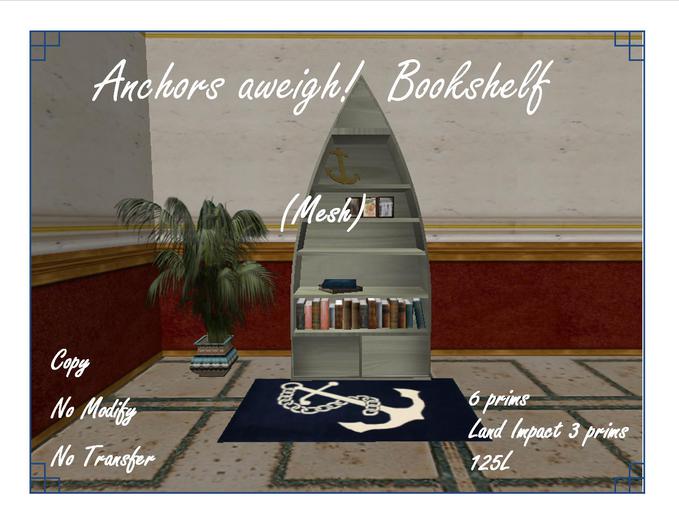 Anchors aweigh!  Bookshelf