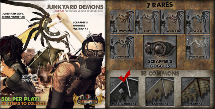 [ContraptioN] Scrap Imp  *PVC* Red Bag BOXED