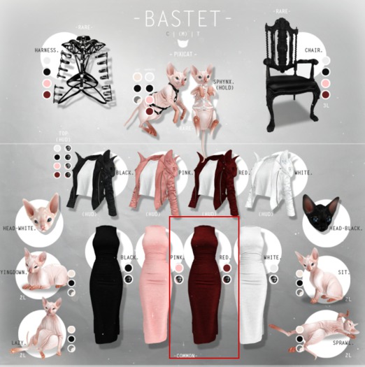 -Pixicat- Bastet.Dress - Red (s)