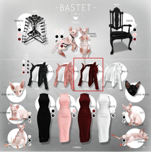 -Pixicat- Bastet.Jacket - Red (s)