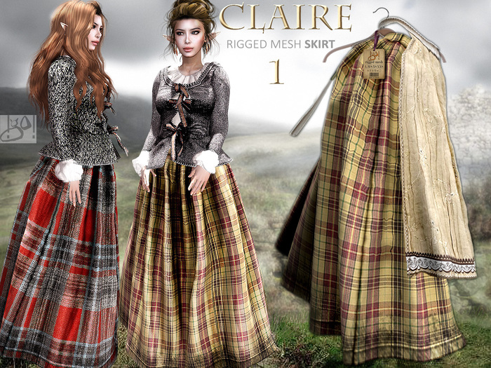 !gO! Claire skirt&apron 1