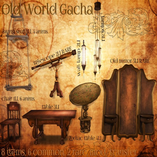 Old World  Zodiac table