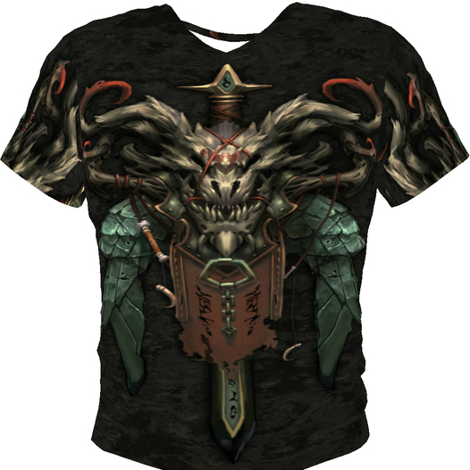 Death Dragon Sword T-Shirt (Mesh)