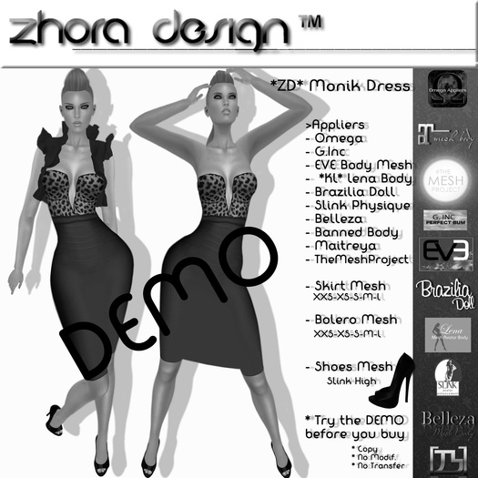 *ZD* Monik Dress DEMO