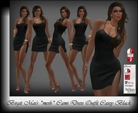 Birgit Mai's  *MESH* Cami Dress Outfit Casey Black (BOXED)