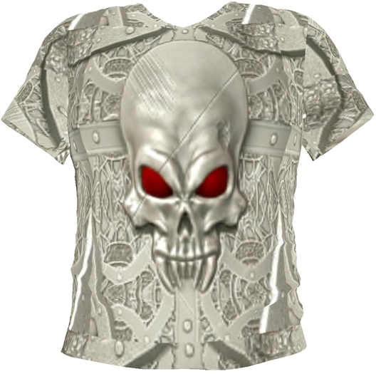 Metallic Skull T-Shirt Boxed