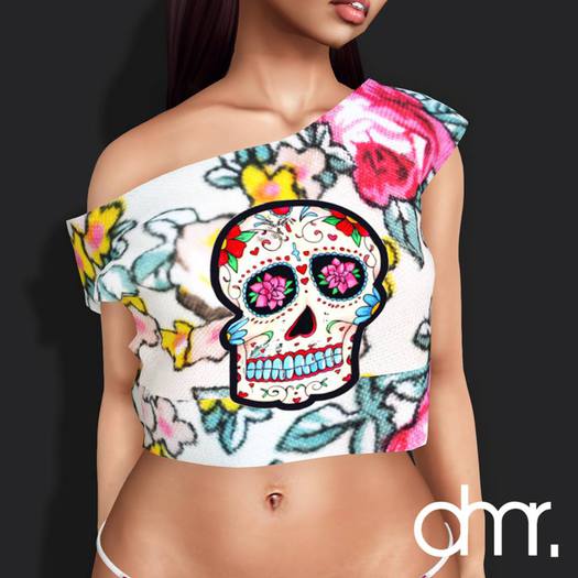 [DR]Top flowery Skull