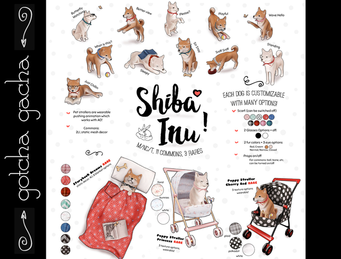 +Half-Deer+ Shiba Inu - Sit Stay(rez)