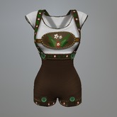 Brown Oktoberfest Mesh Lederhosen box