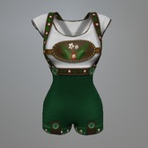 Green Oktoberfest Mesh Lederhosen box
