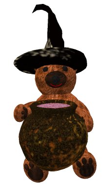 Witch w/Cauldron Bear