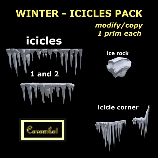winter - icicles pack