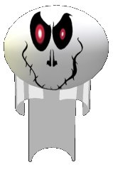 White Ghost that moves