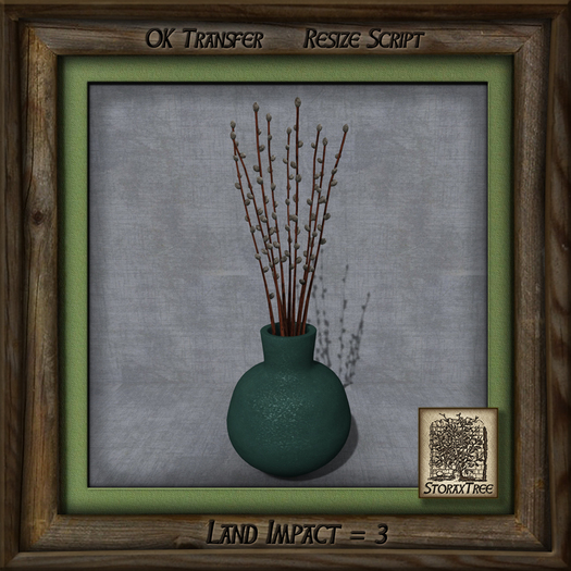 Clay and Willows Vase EL