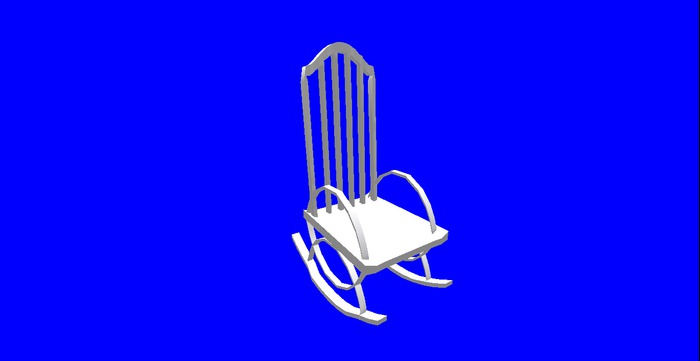 Mesh Rocking Chair Full Perms