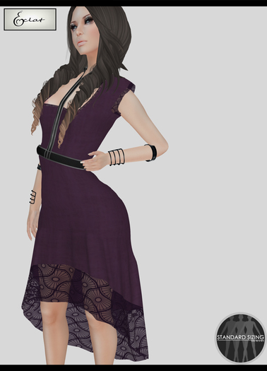 *[Eclat]* Dress & Harness_Red/Lace