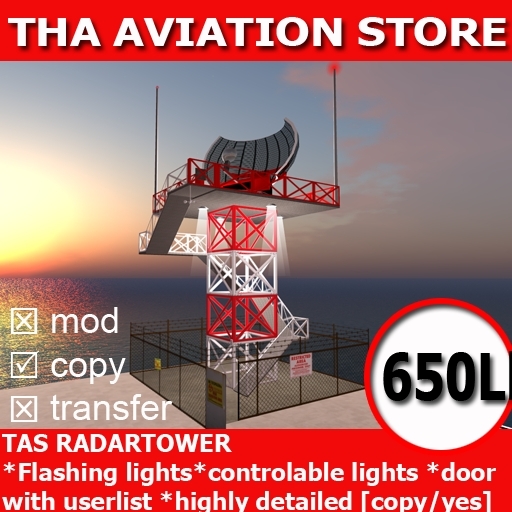 TAS RADAR TOWER * Black Friday Sale 50% Off *