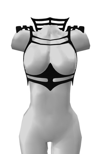 *[Eclat]* Harness Top_Black Leather