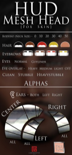 -Labyrinth- Shape A Mesh Head (Omega Ready)
