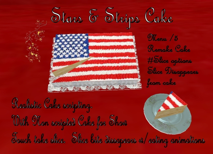Stars & Strips Cake 